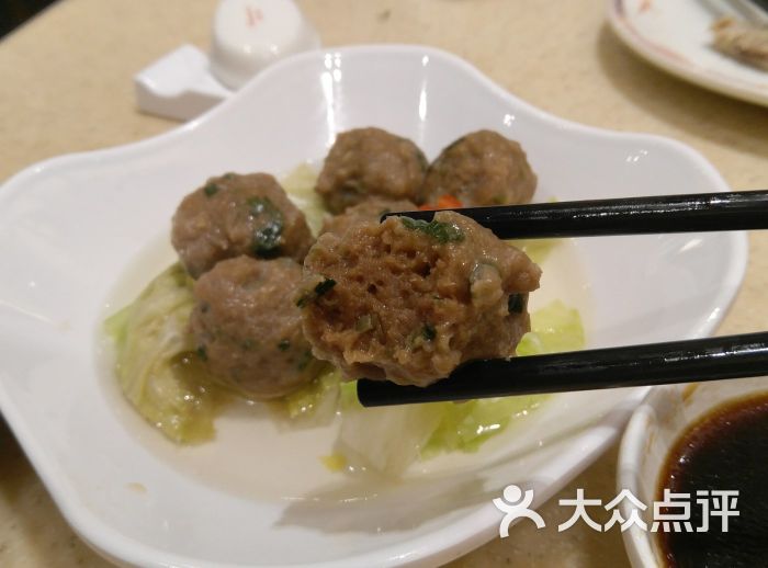 白灼牛肉丸图片