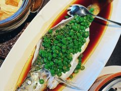 山椒鲜露蒸钱江白条-江礼·钱塘鱼鲜·精致萧山菜