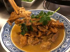 牛肉炖老豆腐-京门老爆三·铜锅涮肉 爆肚(望京店)