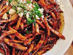 茭白炒鳝丝-双塔老饭店