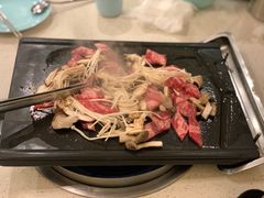 蘑菇烤牛肉-韩时烤肉(枫蓝店)