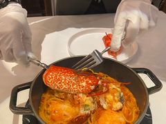 法国布列塔尼蓝龙虾意面-Le Bistrot de Racine