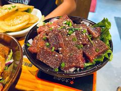 黑椒牛肉粒-胖记烤肉(江汉路店)