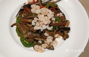 Bamboo特色 Shrimp and Eel Stir-fry