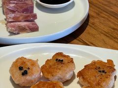 黑松露鱼子酱煎虾滑-永安鱼庄·镇江菜(丁卯店)