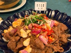 红葱头白灼牛肉-誉八仙粤菜(万象天地店)