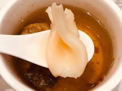海参花胶炖肉汁汤-如丰晟宴(长安万达店)