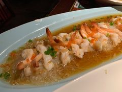 蒜蓉粉丝虾-绿茶餐厅(蓝色港湾店)
