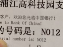 -中国银行(浦江高科技园支行)