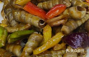 Stir-fried Snail with Black Bean and Pepper