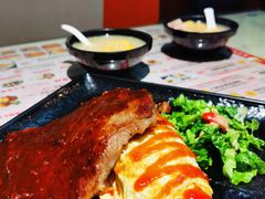 热销黑椒牛扒蛋包饭-阿飛冰室(下沙店)