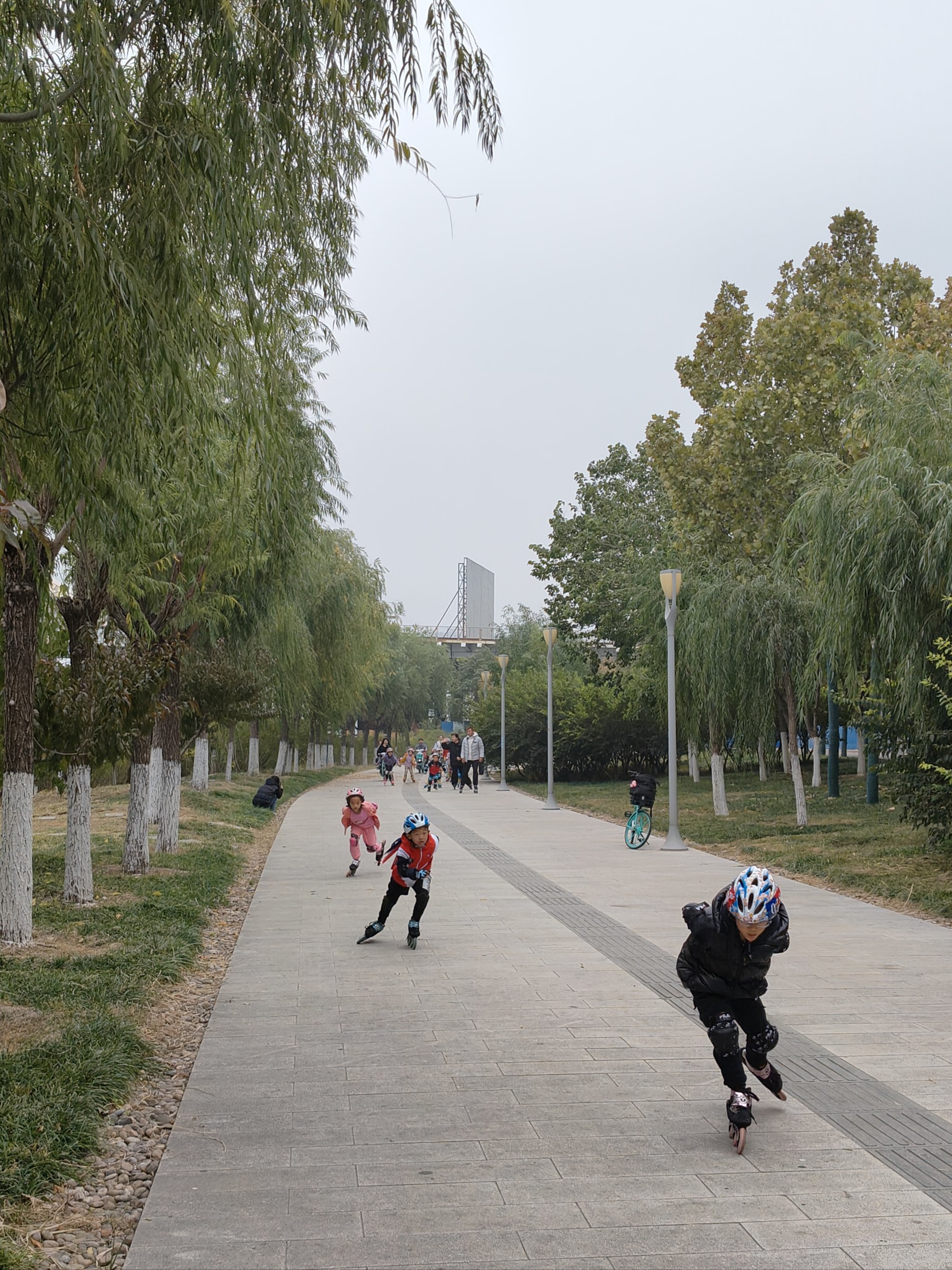 天津最美的海河步道~滨海彩带公园