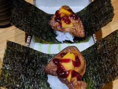 鹅肝芒果寿司-鳗道乐日本料理