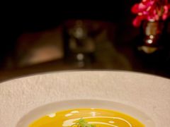 法式南瓜粥佐西班牙火腿丁-LUMOS卢莫斯融合料理餐厅