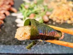 花刀熟成黑五花肉-韩阳王石板烤肉