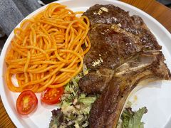 烤澳洲战斧牛扒套餐-肥韬茶餐厅(南山mini店)