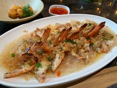 金银蒜蒸开边虾-大树餐厅(红旗街万达店)