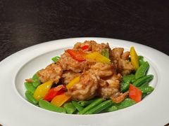 蜜豆如意XO酱炒虾球-宝丽轩中餐厅BAOLIXUAN