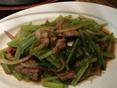 芹菜炒羊肉-阿罗新疆菜(人民广场店)