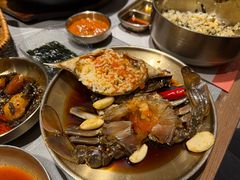 -草家酱蟹炭火烤肉店(珲春南路一店)