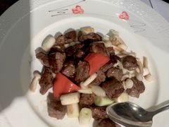 法国鹅肝炒牛肉粒-万盛合(渔人码头店)