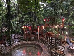 -天门沟九州驿站树上汤泉