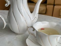 枸杞菊花茶-深圳温德姆至尊酒店·大堂吧·户外花园