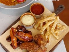 精选小食拼盘（鸡翅2pcs、地瓜、薯条）-农畉LONFOOD(福田星河COCOPark店)