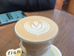 澳洲白咖&nbsp;Flat&nbsp;White-fishtank鱼缸咖啡(三山街店)
