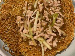 韭黄肉丝两面黄-白天鹅宾馆-宏图府餐厅