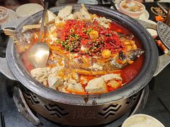 -探鱼·鲜青椒爽麻烤鱼(宝安大仟里店)