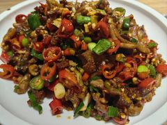 酸辣炒鸡胗-建辉湖南土菜馆(南大街店)