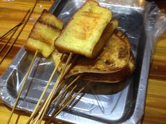 黄金糕和素鸡-小七碳火烧烤(越溪店)