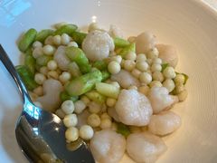 鸡头米炒虾仁-上海宝华喜来登酒店·采悦轩中餐厅