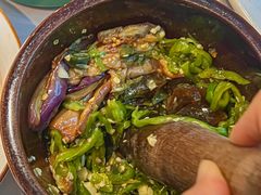 皮蛋青椒擂茄子-费大厨辣椒炒肉(黄兴中心广场店)