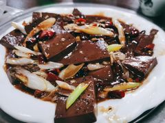 辣炒猪血-金卯白肉罩火烧