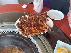 -北京龙庆四季香农家饭庄·灶台鱼·碳烤虹鳟鱼(龙庆峡店)