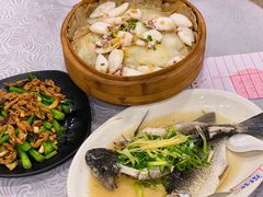 肥叉鸡杂炒菜心-粤·向群饭店(龙津东路总店)