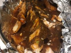 铁板烧汁鲈鱼-不倒翁·安徽名菜楼(步行街店)
