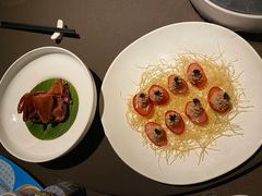 低温烟熏鹅肝酱鸽子蛋&nbsp;(-三利音·东方司宴(外滩店)