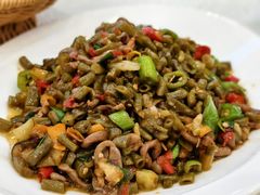 酸豇豆炒鸡杂-五谷屯私房菜·始于2005(中山陵童卫路店)