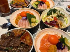三文鱼甜虾海胆饭-和牛食堂•BISTRO(广州首店)