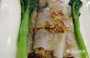 Shrimp and Barbecue Pork Rice Noodle Roll