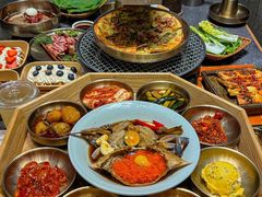 -草家酱蟹炭火烤肉店(珲春南路一店)