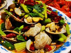 香辣花甲-丹虾|文和友小龙虾·烙锅(陕西路旗舰店)