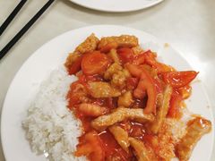 番茄猪扒饭-好好滋味茶餐厅