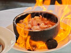 石锅火焰生拆虾-白云中餐厅·粤菜·亚龙湾喜来登度假酒店