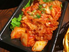 铁板辣白菜烧肉-食喜料理(诸城店)