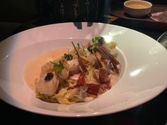鲜活大元贝手工意大利面-wann lounge 低温慢煮牛排·清吧