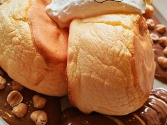 榛果巧克力奶油芝士舒芙蕾松饼-UPPER KITCHEN(延安路店)